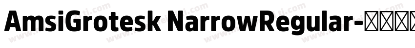 AmsiGrotesk NarrowRegular字体转换